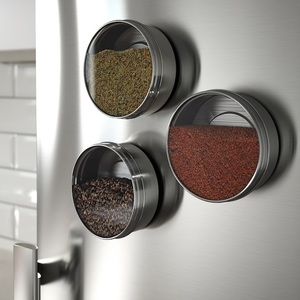 IKEA Grundtal Magnetic Spice Jars